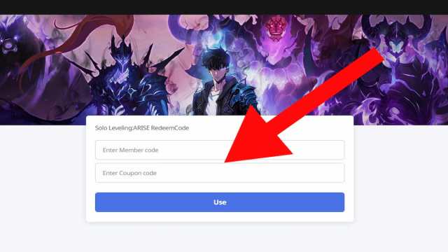How to redeem codes in Solo Leveling: ARISE.